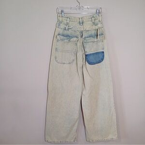 We The Free By Free People Waterfall Baggy Wideleg Jeans Size 24.